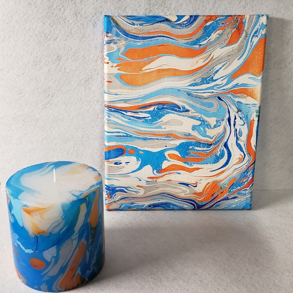 Canvas & Candle Set